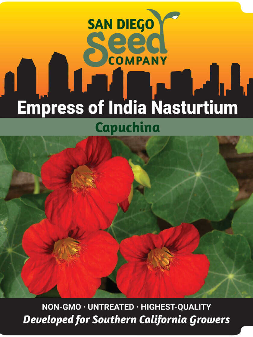 Empress of India Nasturtium Seeds | Gardener's Supply