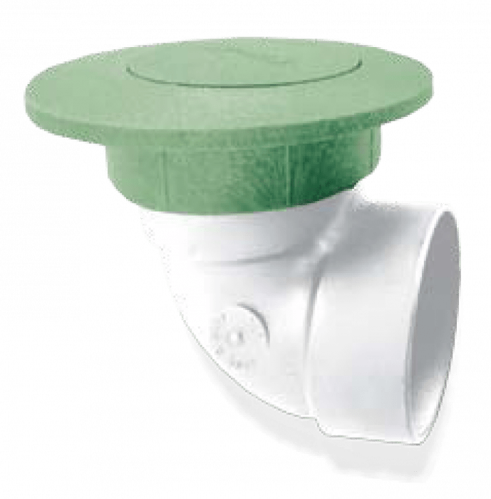 NDS 3 in Plastic Pop-Up Drainage Emitter with Elbow Model 322G 