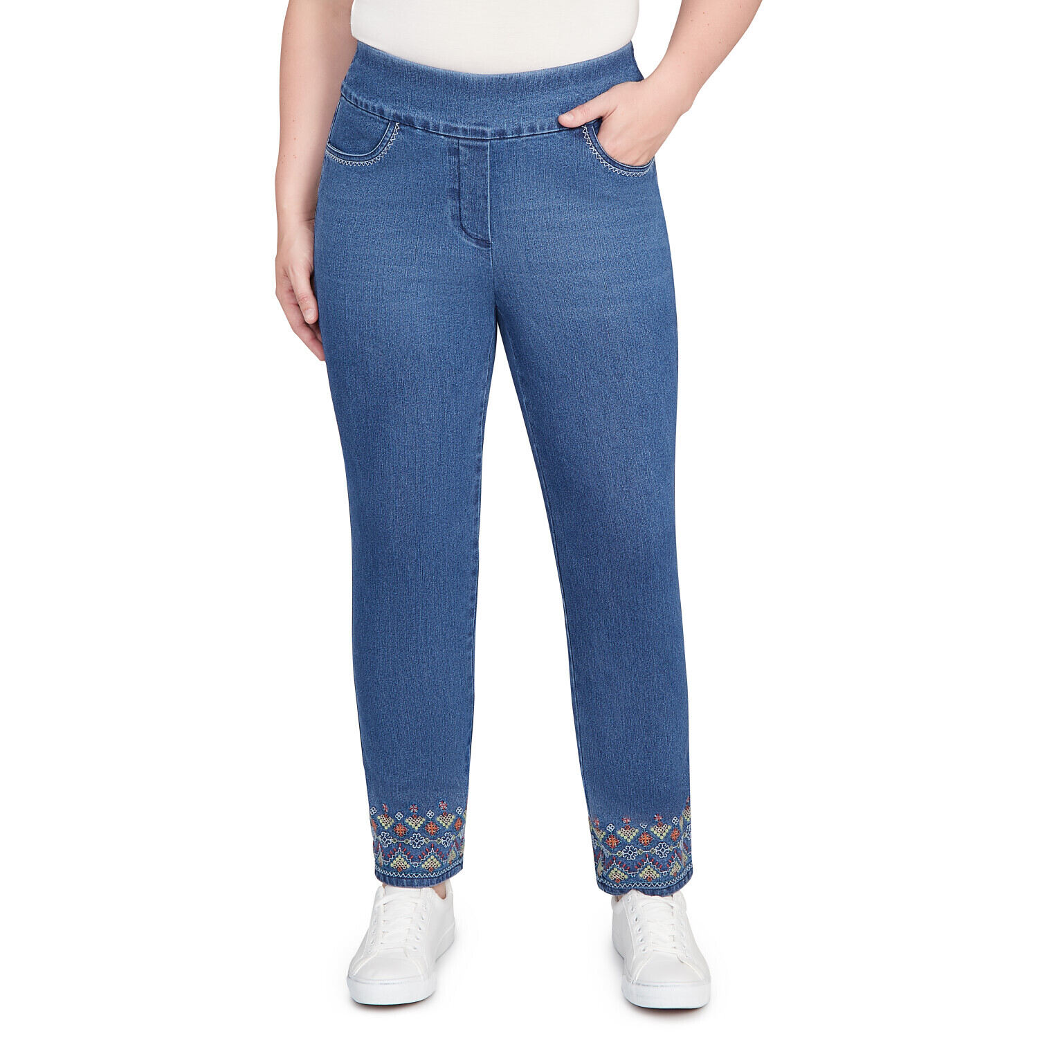 Jean TALBOTS PETITES Stretch Dark Blue - Taille 4 (28/28) - Occasion Très Bon état