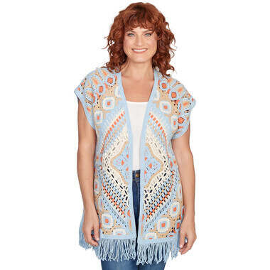 Cardigan Ruby Rd Multicolore Taille M - Très Bon état En Coton/polyester