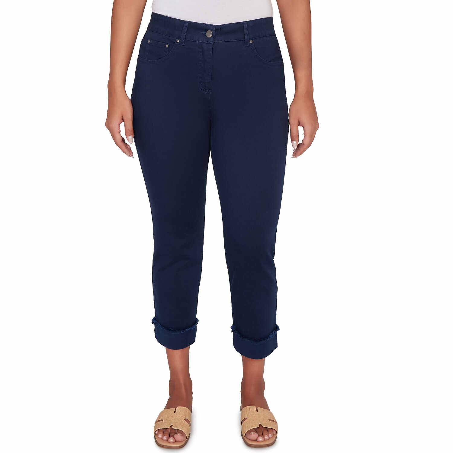Pantalon Capri Ruby Rd - Taille 10 - Style Cool Et Détendu - Occasion Très Bon État
