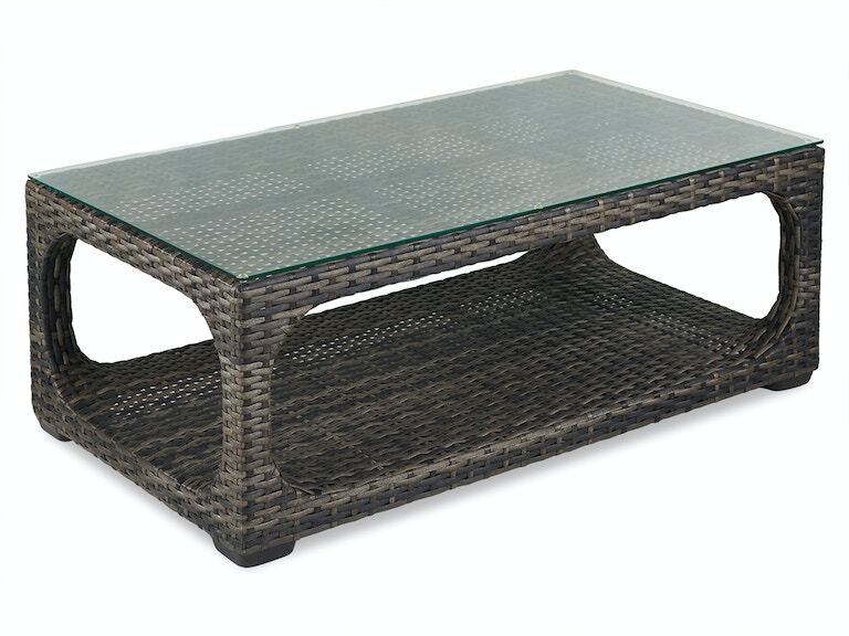 Outdoor Patio Tangiers Canola Seed, 4 X 5 Coffee Table
