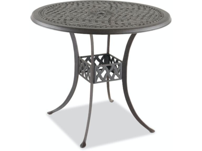 Cadiz Aged Bronze Cast Aluminum 48, 48 Inch Patio Table
