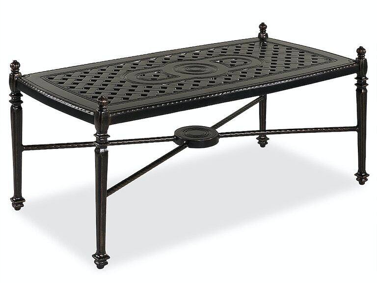 Outdoor Patio Melrose Midnight Gold, 48 Coffee Table Outdoor