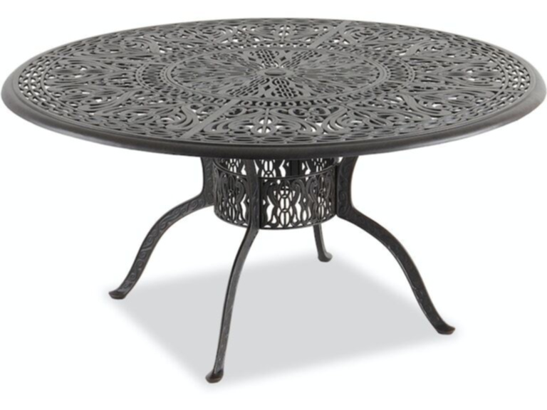 Naples Aged Bronze Cast Aluminum 60, 60 Inch Round Outdoor Table
