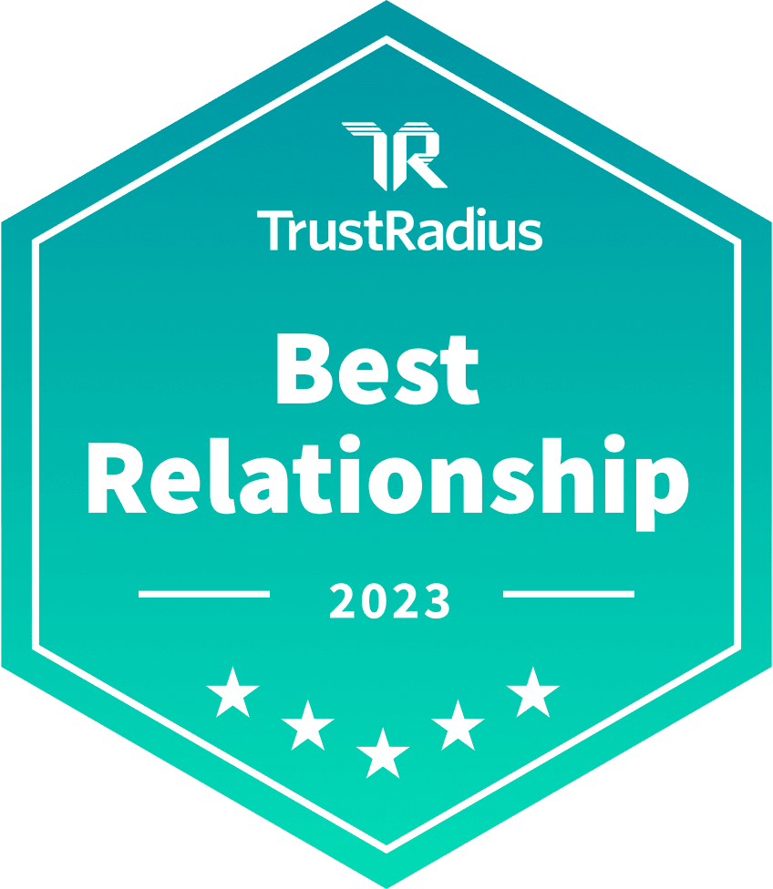 TrustRadius Best Relationship Award 2023