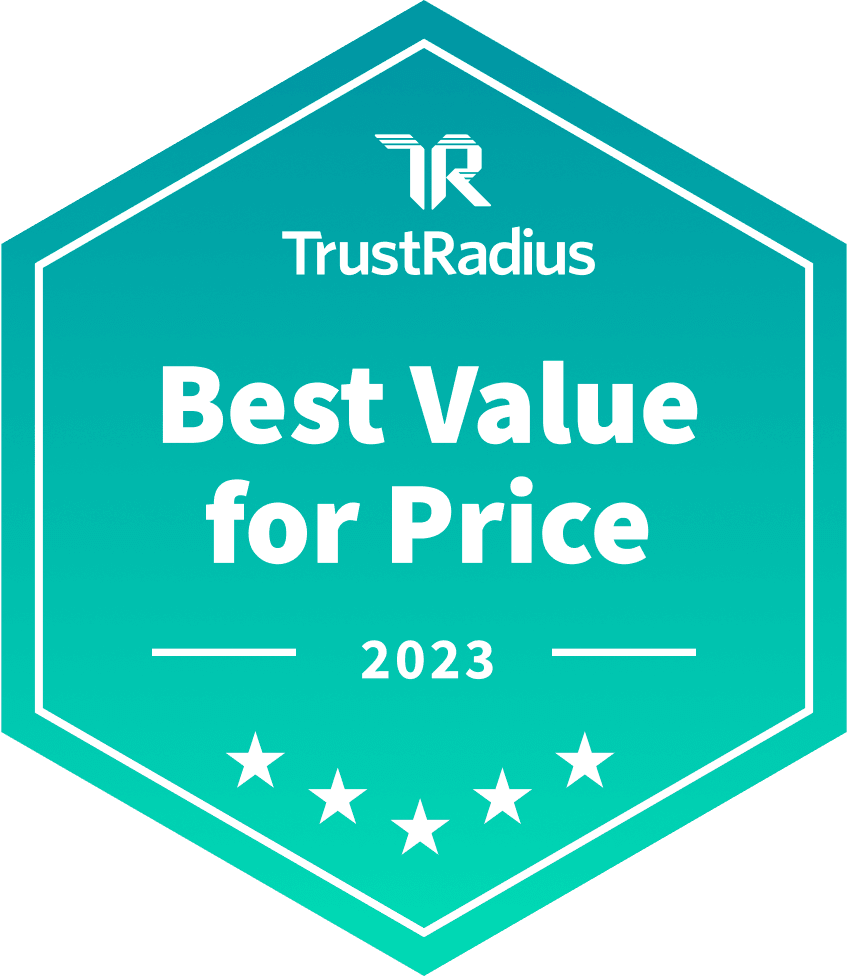 TrustRadius Best Value for Price Award 2023