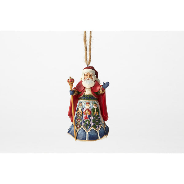 Enesco Jim Shore Heartwood Creek Lapland Santa with Satchel Christmas Ornament 6009458 