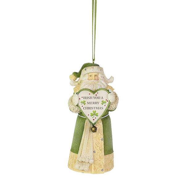 Deptartment 56 St Patrick/'s Irish Cheer Glass Ornament Set Shamrock Leprechaun