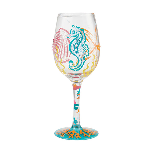 Enesco E8 Lolita Drinkware Stemless Wine Glass Anchor Maritime 6001312 