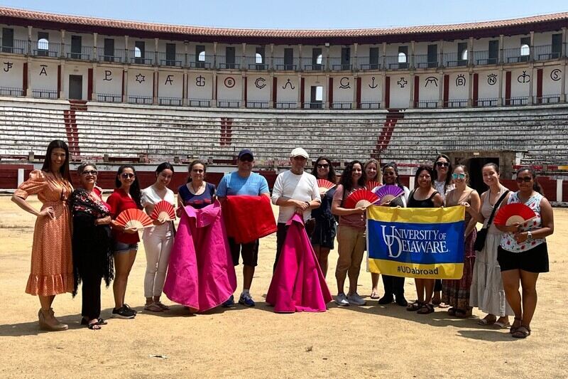 The focus of the trip was on learning culture and learning how to teach culture. Learning about bullfighting was one of several cultural activities the teachers participated in.