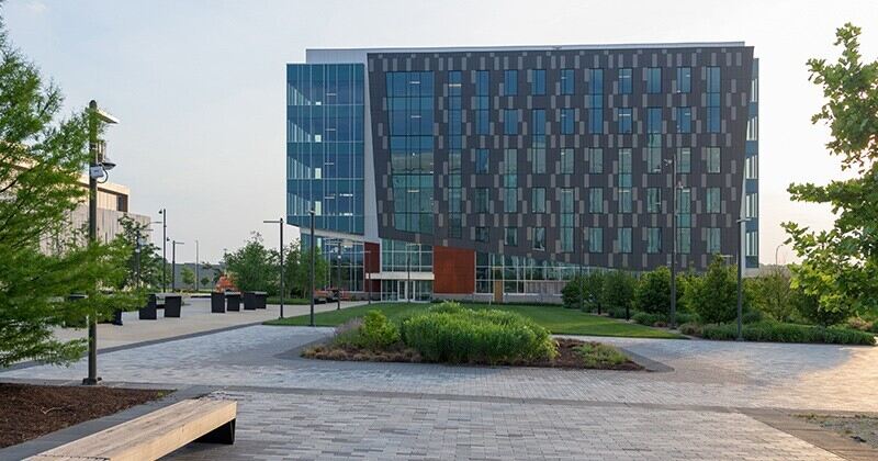 This is the first funded project at UD in collaboration with FinTech Innovation Hub (pictured), with partners that include IDEMIA, Discover Bank, The Venture Center and the Delaware Technology Park. 