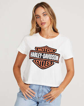 Harley-Davidson Crop Bar And Shield T ...