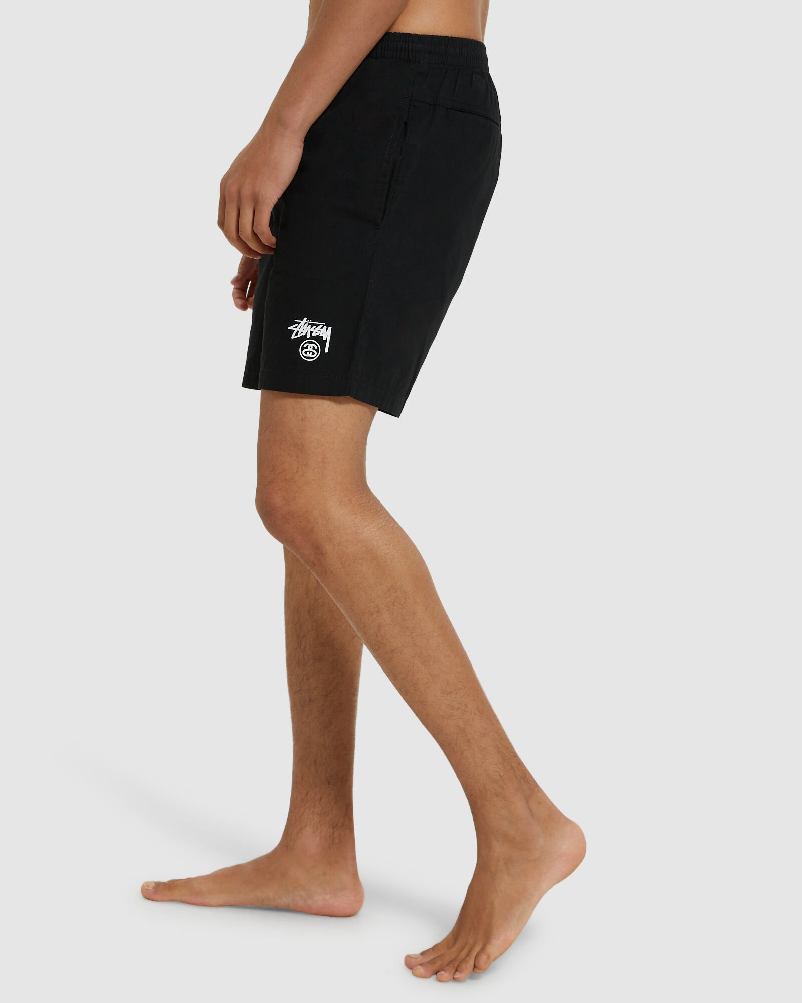 Basic Stock Beach Shorts Black