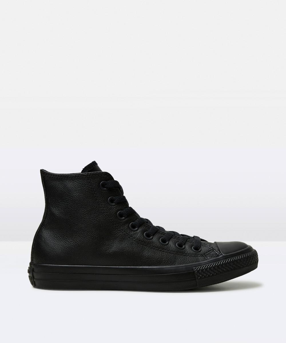 mens converse leather high top sneakers