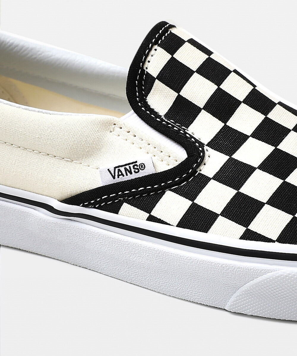 USA kuffert ur Vans Classic Slip On Checkerboard Sneakers Black/White | Footwear | Shop  Mens | General Pants Co.