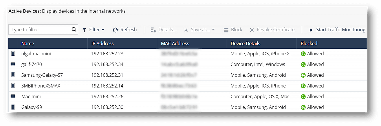 SMB Security Automatic Device Recognition and Discovery carousel 5