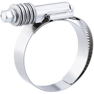 Stable High Torque Hose Clamp with Optional Material