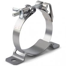 Aexit 52mm-76mm Adjustable Clamps Stainless Steel Fuel Pipe Hose Strap Clamps Clip Clamp 