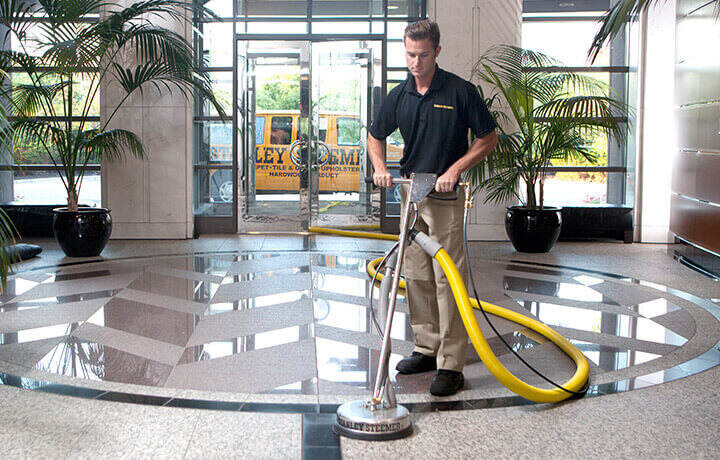 Our commercial steam tile and grout cleaning service cleans out the hidden dirt restores the luster to your floors.