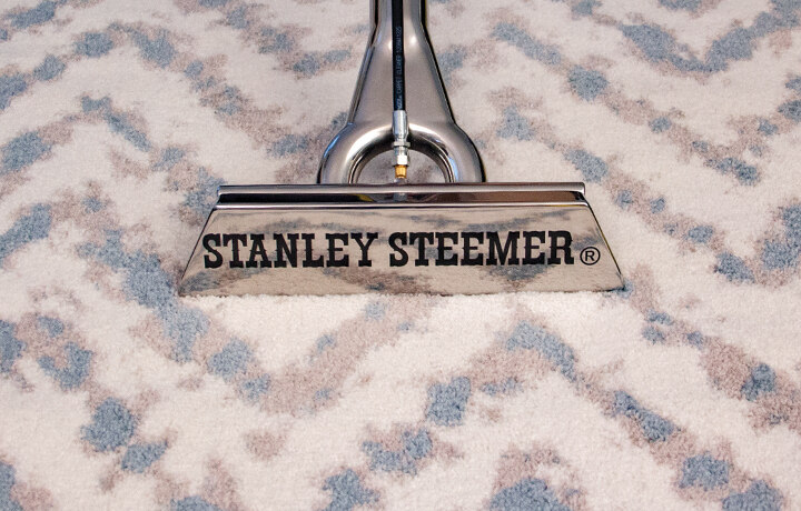 Stanley Steemer cleaning a rug