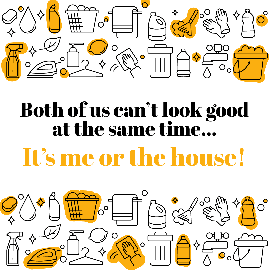 Quote: Both of us can't look good at the same time...It's me or the house!
