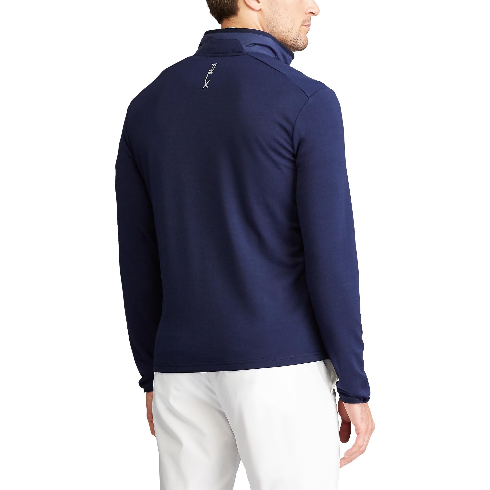 rlx golf paneled stretch wool jacket