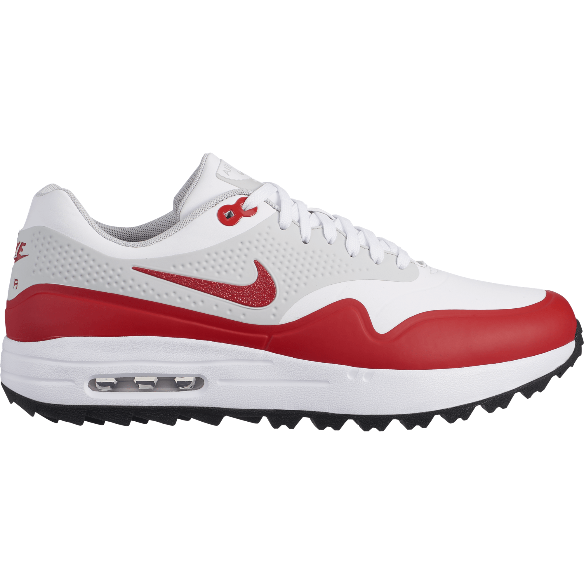 nike air maxes red and white