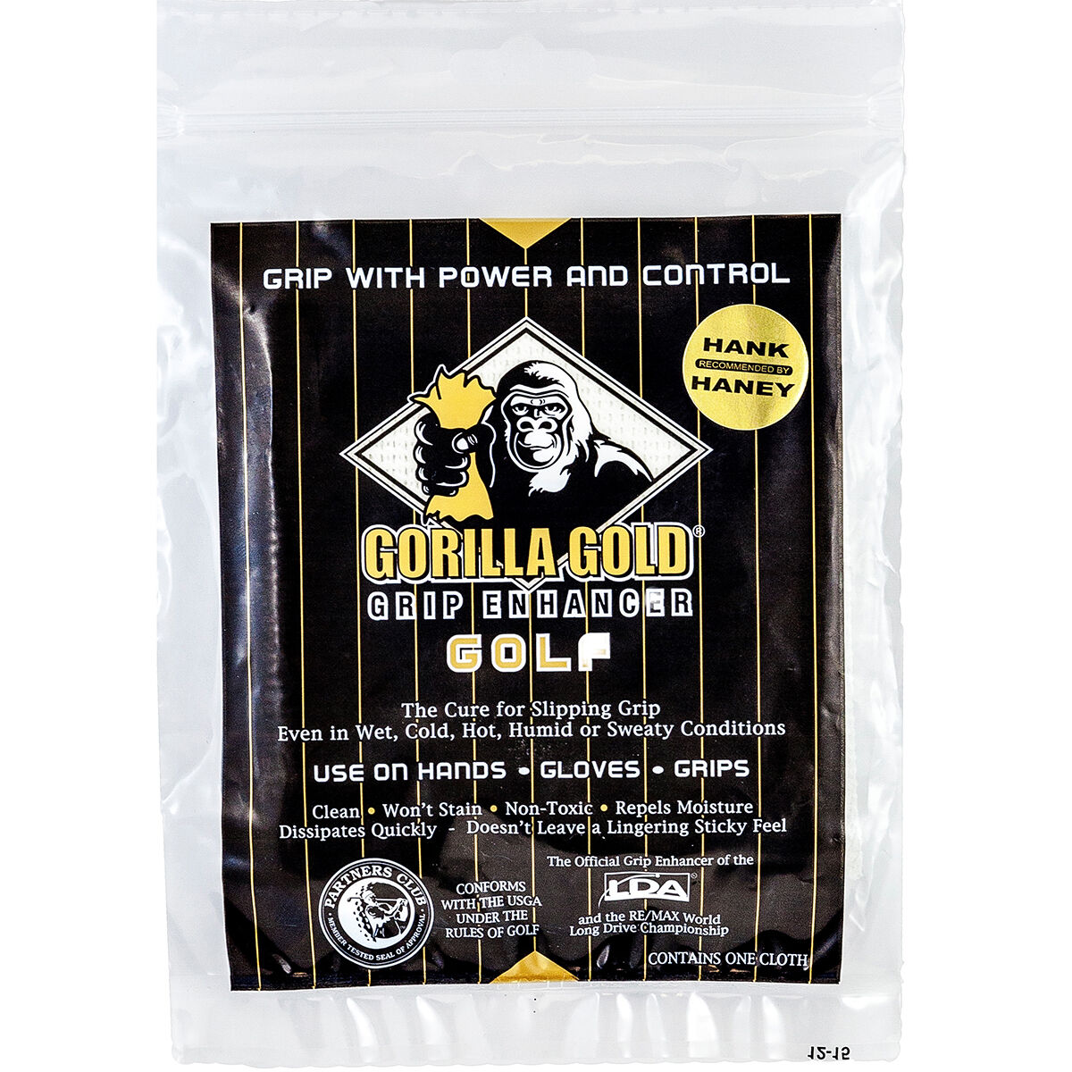 Gloves Rackets Clubs Softball, Baseball, Golf, Tennis, Football. Approved for ASA Pitchers Authentic Sports Shop Gold Gorilla Non-Toxic Natural Grip Enhancer for Sweaty Wet Hands Bats