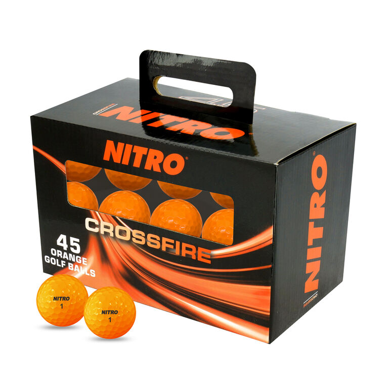 Nitro Golf Crossfire Golf Balls - 45 Pack | PGA TOUR Superstore