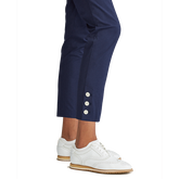 Coolmax Buttoned-Cuff Ankle Pant