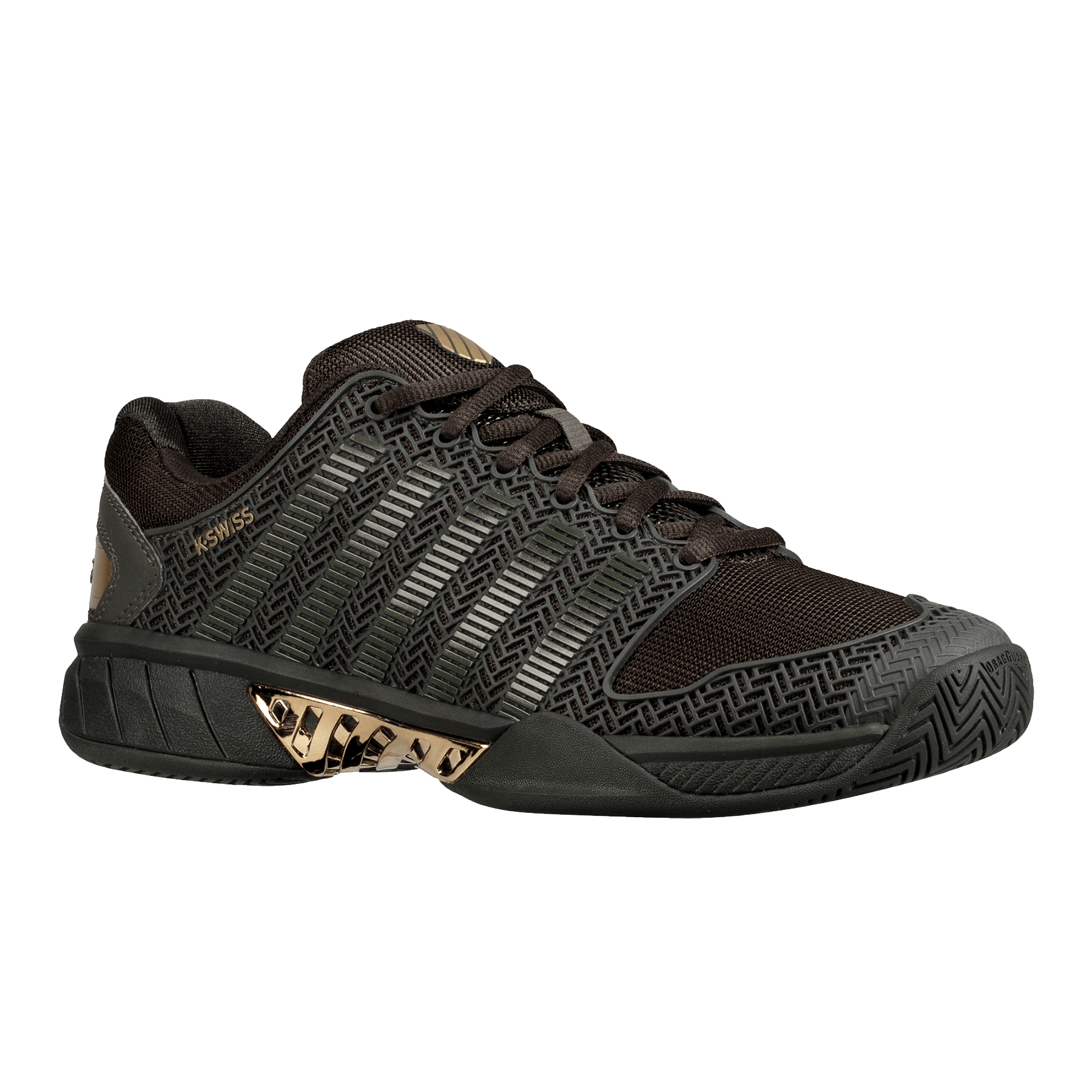 k swiss black and gold
