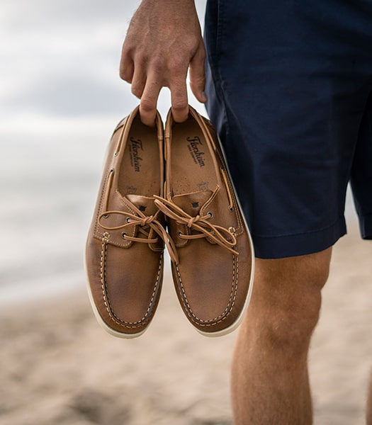 Uncut Shoes Benito Tan | Men's Boat Shoe | Deck Shoe | Loafer – uncutshoes