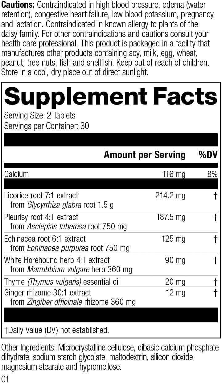 Broncafect® Supplement Facts