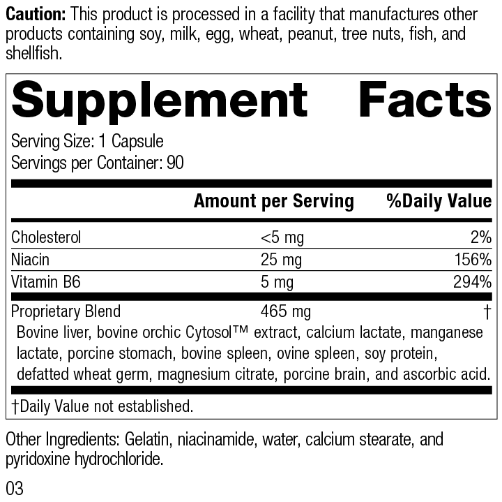 Orchex® Supplement Facts