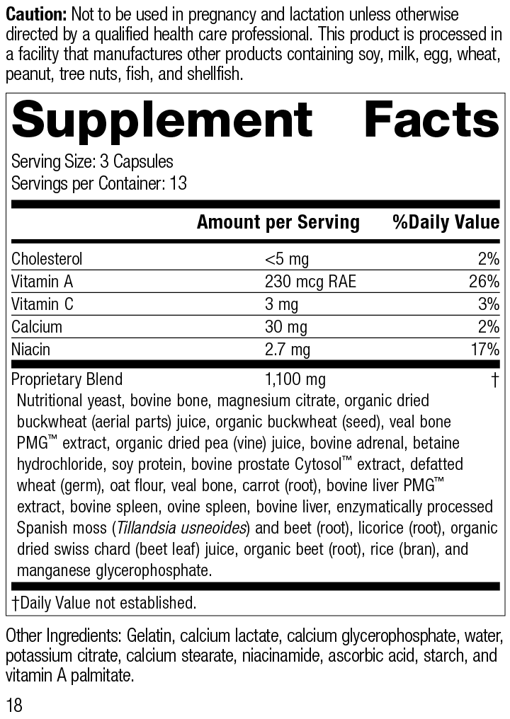 Rumaplex® Supplement Facts