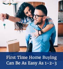 First Time Home Buying Can Be As Easy as 1 2 3