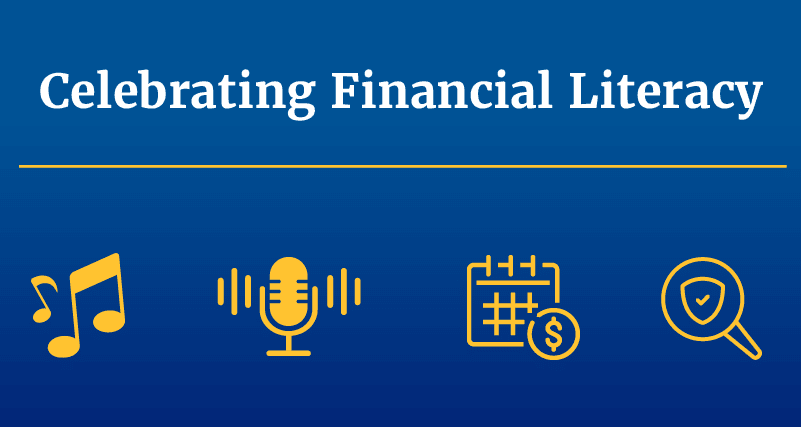 Financial literacy month is celebrated in April.