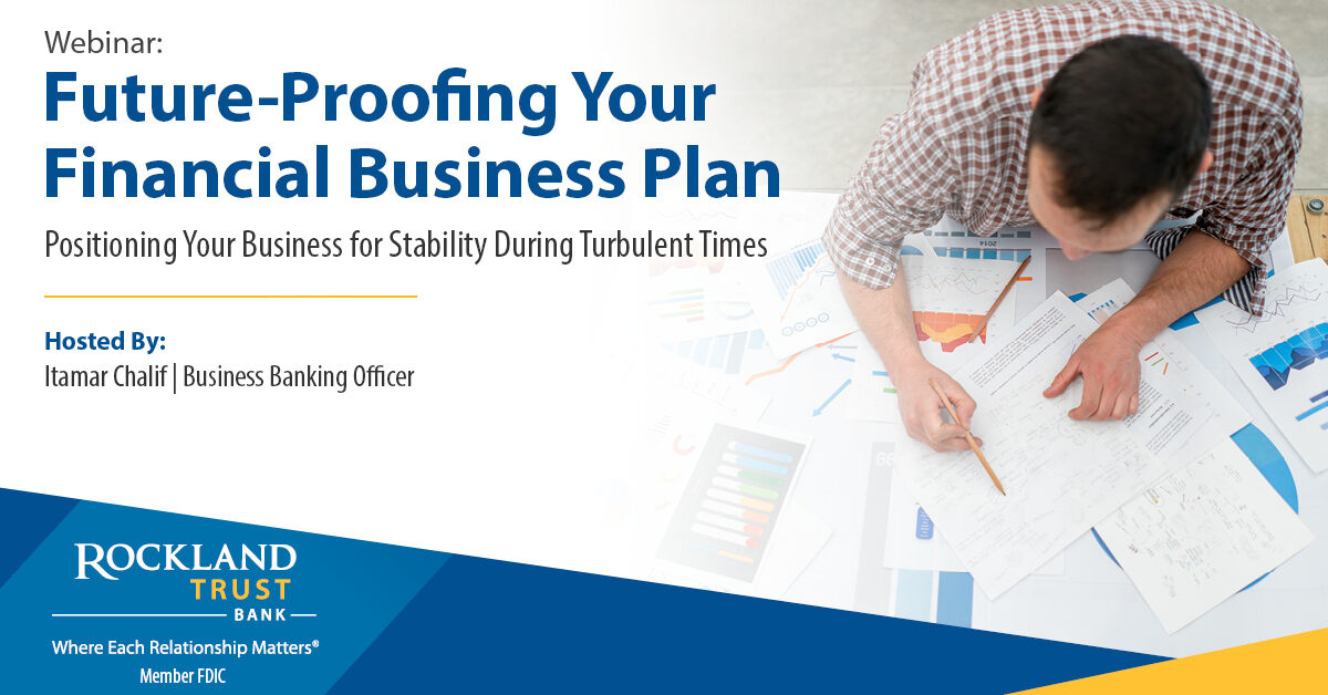 Webinar on future-proofing your financial business plan