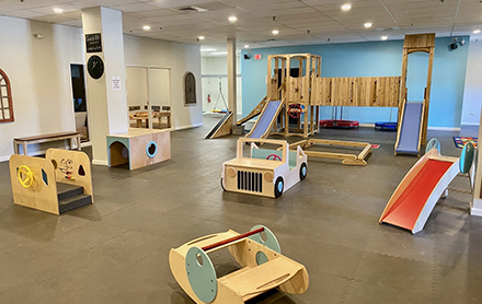 An indoor children's playground hosted by The Children's Piazza.