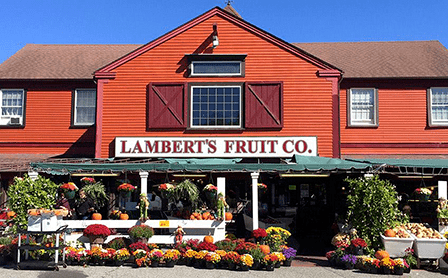 Lambert's Fruit Co. storefront.