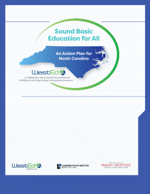 Sound Basic Education for All: An Action Plan for North Carolina
