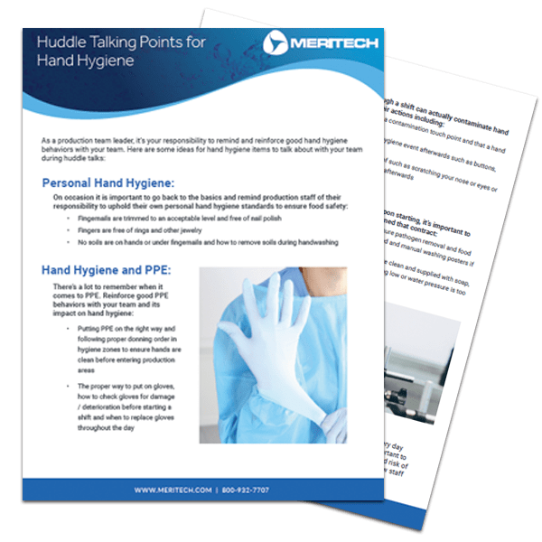 Hand Hygiene Huddle Talking Points Preview Image