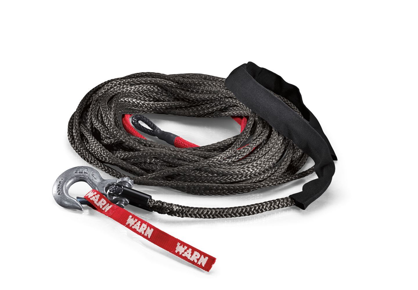 Prowinch Synthetic Winch Line Rope 1/4 Inch x 50 Feet 8000 lbs Load Capacity wit 