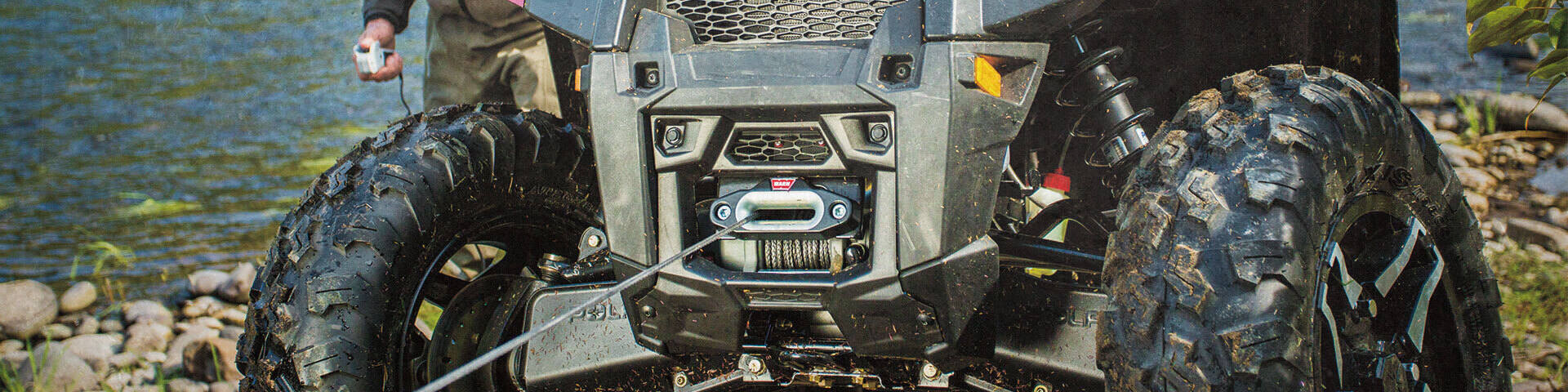 Astra Depot 50 x 1/4 Synthetic Winch Rope 6400LBs Protective Sleeve 40 Heat Guard for ATV UTV Truck 4x4 Ramsey KFI Black 