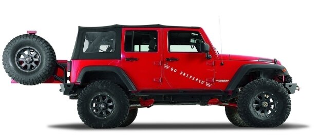 Spare Tire Carrier for '07-'14 Jeep Wrangler | WARN Industries