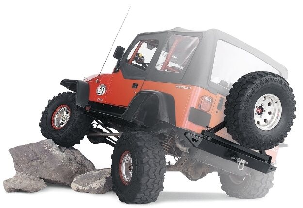 Rock Crawler Rear Bumper for Jeep TJ Wrangler | WARN Industries
