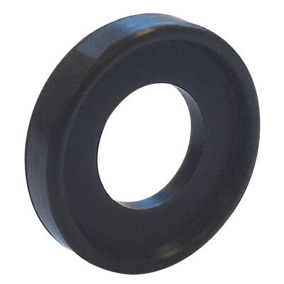 Pack of 2 DR-COMPONENT 3 Inch Sanitary Tri-Clamp Perforated Plate Gaskets,Bonded Type.094 Dia Gaskets,Black VITON,