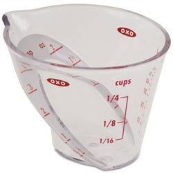 iSi B25300 Flex-it 3-Piece Translucent Silicone Measuring Cup Set