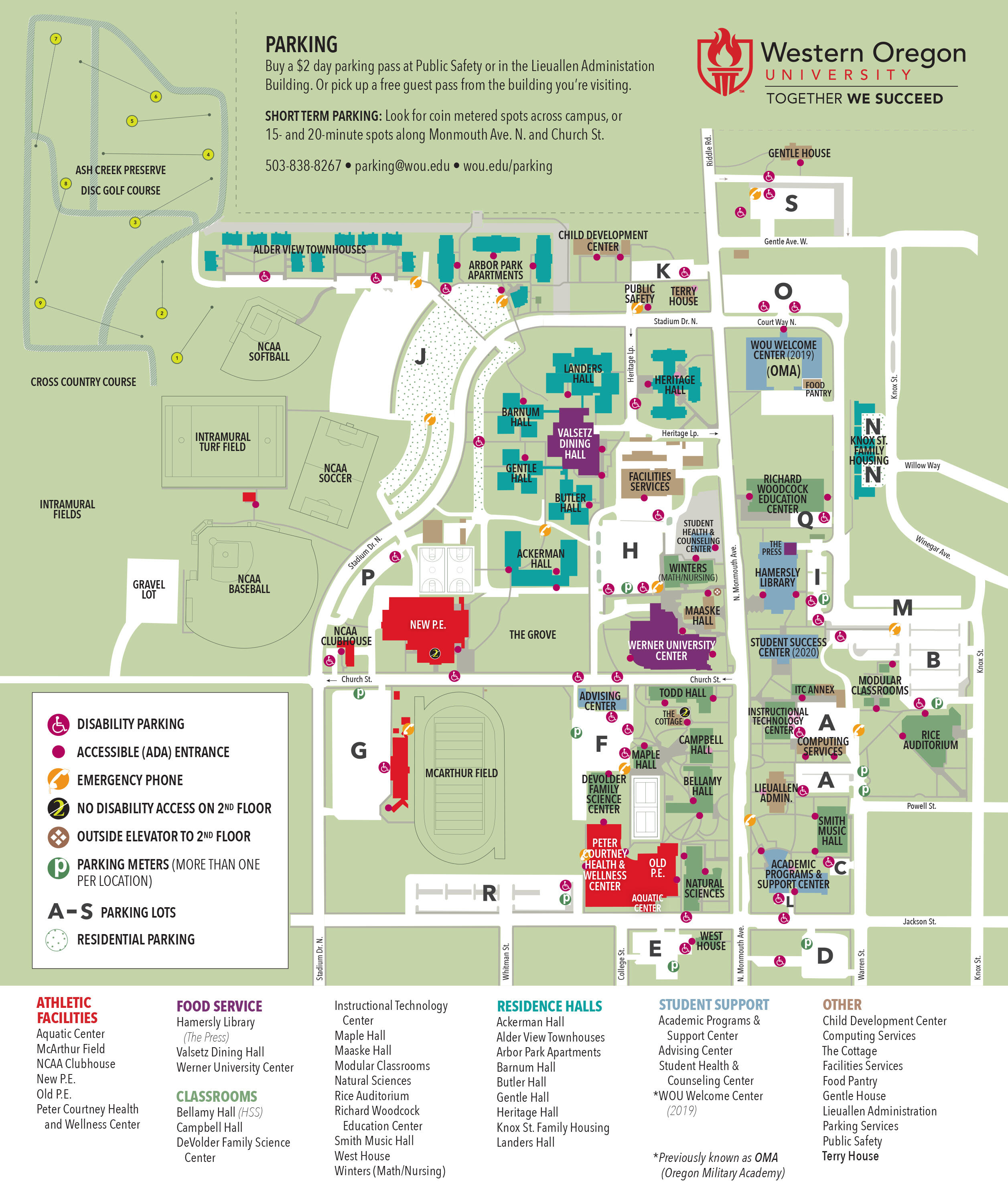 Campus Map Campus Public Safety